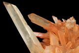 Tangerine Quartz Crystal Cluster - Madagascar #112789-3